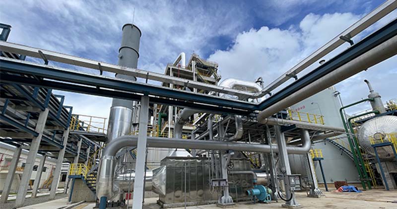 In 2022, the waste gas incinerator of Huizhou Zhongxin Chemical Catalytic Oxidation System Project has an exhaust gas volume of 65.28 t/h